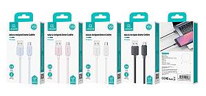 USAMS καλώδιο micro USB σε USB US-SJ690, 2A, 480Mbps, 1m, λευκό SJ690USB02