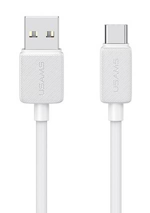 USAMS καλώδιο USB-C σε USB US-SJ693, 3A, 480Mbps, 2m, λευκό SJ693USB02