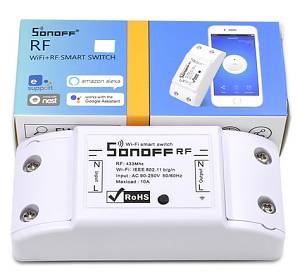 SONOFF Smart Διακόπτης RF2 433MHz, WiFi 2.4GHz, λευκό SNF-RFR2