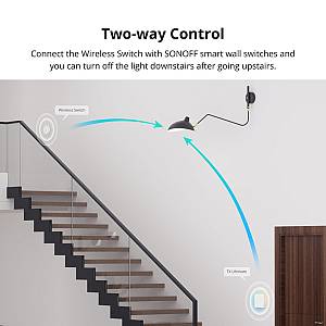 SONOFF smart διακόπτης SNZB-01P, μπαταρίας, Zigbee SNZB-01P