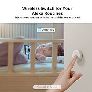 SONOFF smart διακόπτης SNZB-01P, μπαταρίας, Zigbee SNZB-01P