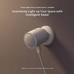 SONOFF smart ανιχνευτής κίνησης SNZB-06P με αισθητήρα φωτός, ZigBee, λευκός SNZB-06P