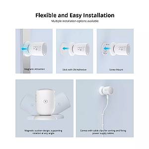 SONOFF smart ανιχνευτής κίνησης SNZB-06P με αισθητήρα φωτός, ZigBee, λευκός SNZB-06P