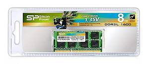 SILICON POWER Μνήμη 8GB DDR3L SODimm, PC3L 12800, 1600MHz, CL11, 1.35v SP008GLSTU160N02