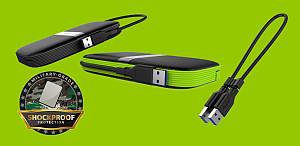 SILICON POWER εξωτερικός HDD Armor A60, 1TB, USB 3.2, μαύρος SP010TBPHDA60S3A