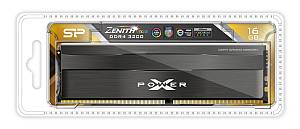 SILICON POWER μνήμη DDR4 UDIMM XPOWER Zenith, 16GB, RGB, 3200MHz, CL16 SP016GXLZU320BSD