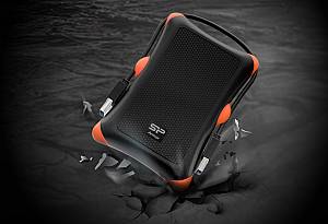 SILICON POWER εξωτερικός HDD Armor A30, 2TB, USB 3.2, μαύρος SP020TBPHDA30S3K