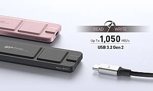 SILICON POWER εξωτερικός SSD PX10, 2TB, USB 3.2, 1050-1050MB/s, μαύρος SP020TBPSDPX10CK