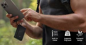 SILICON POWER power bank CP10 με καλώδιο USB-C, 2x θύρες εξόδου, 10000mAh, 20W, μαύρο SP10KMAPBKCP101K