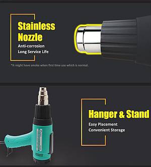 PROSKIT πιστόλι θερμού αέρα SS-626B με οθόνη, 1800W, 50~600 °C SS-626B