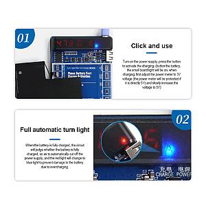 SUNSHINE tester μπαταριών SS-915 για Apple & Android smartphone, V9.0 SS-915