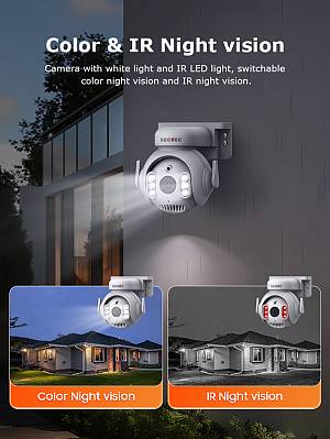 SECTEC smart κάμερα ST-515C-3MTY, 3MP, WiFi, SD, PTZ, IP65 ST-515C-3MTY