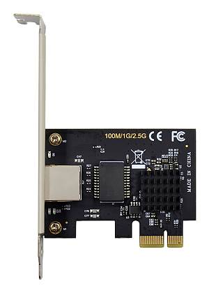 POWERTECH κάρτα επέκτασης PCIe σε RJ45 2.5G ST7266, RTL8125B ST7266