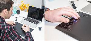 XP-PEN ταμπλέτα σχεδίασης με γραφίδα Star 03 V2, 228.8x152.6mm, μαύρο STAR03-B