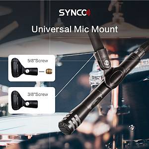 SYNCO μικρόφωνο χειρός SY-E10-MIC, δυναμικό, καρδιοειδές, XLR, μαύρο SY-E10-MIC