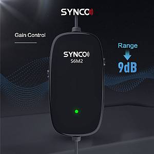 SYNCO μικρόφωνο Lav-S6M2, clip-on, omnidirectional, 3.5mm, 400mAh, μαύρο SY-S6M2