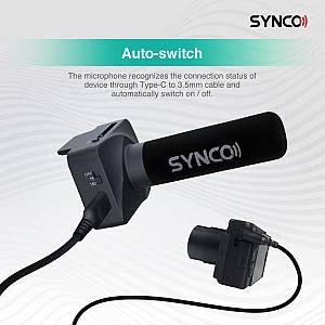 SYNCO μικρόφωνο SY-U3-MMIC με μαγνήτη, δυναμικό, καρδιοειδές, USB, μαύρο SY-U3-MMIC