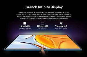 TECLAST tablet T70, 14, 8/256GB, 4G, Android 14, 10000mAh, μπλε T70-BL