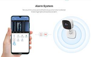 TP-LINK smart κάμερα Tapo C110, 2K, motion detection, Wi-Fi, Ver. 2.0 TAPO-C110