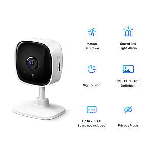 TP-LINK smart κάμερα Tapo C110, 2K, motion detection, Wi-Fi, Ver. 2.0 TAPO-C110