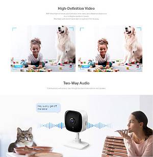 TP-LINK smart κάμερα Tapo C110, 2K, motion detection, Wi-Fi, Ver. 2.0 TAPO-C110