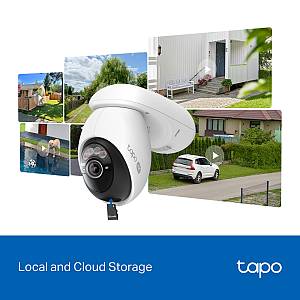 TP-LINK smart ηλιακή κάμερα Tapo C660 KIT, 4K/8MP, WiFi, PTZ, SD, IP65, EU/1.0 TAPO-C660KIT