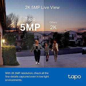 TP-LINK smart κουδούνι με κάμερα Tapo D230S1, Wi-Fi 2K, 6700mAh, Ver 1.0 TAPO-D230S1