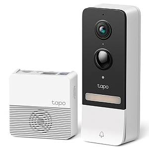 TP-LINK smart κουδούνι με κάμερα Tapo D230S1, Wi-Fi 2K, 6700mAh, Ver 1.0 TAPO-D230S1