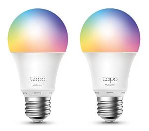 TP-LINK Smart λάμπα LED TAPO-L530E WiFi, 8.7W E27, 2500K-6500K RGB, 2τμχ TAPO-L530E-2PACK