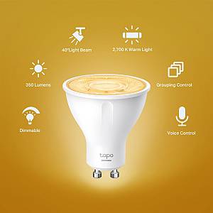 TP-LINK LED smart λάμπα spot Tapo L610, WiFi, 2.9W, 2700K, GU10, Ver 1.0 TAPO-L610