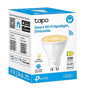 TP-LINK LED smart λάμπα spot Tapo L610, WiFi, 2.9W, 2700K, GU10, Ver 1.0 TAPO-L610