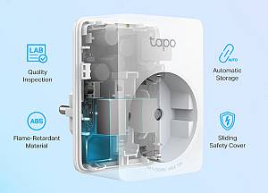 TP-LINK smart αντάπτορας ρεύματος TAPO-P100, Wi-Fi, ΒΤ, 4τμχ, Ver. 1.0 TAPO-P100-4