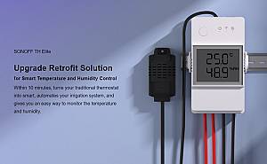 SONOFF smart διακόπτης ελέγχου θερμοκρασίας/υγρασίας THR320D, WiFi, 20A THR320D