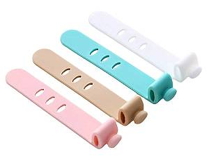 POWERTECH δεματικά καλωδίων TIES-077, 6.5x1cm, πολύχρωμα, 4τμχ TIES-077