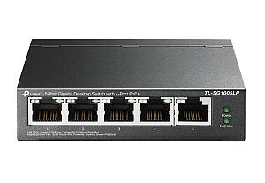 TP-LINK desktop switch TL-SG1005LP, 5-Port Gigabit, 4x PoE+, Ver. 2.0 TL-SG1005LP