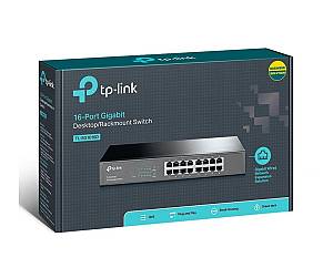 TP-LINK Desktop/Rackmount Switch TL-SG10016D 16 Θυρών, Ver. 8.0 TL-SG1016D