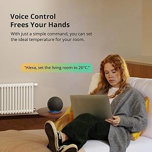 SONOFF smart θερμοστατική βαλβίδα για καλοριφέρ TRVZB, ZigBee, M30x1.5, 48x76mm, 6-28°C TRVZB