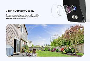 VSTARCAM smart κάμερα TS3, 3MP, WiFi, SD, IP66 TS3