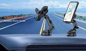 ULEFONE βάση smartphone αυτοκινήτου UAN16 για ταμπλό, 58-100mm x 146mm, μαύρη UAN16