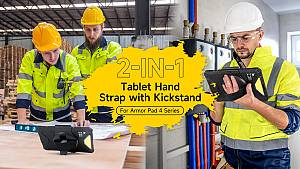 ULEFONE βάση UAS02 για tablet Armor Pad 4 series, με ιμάντα, μαύρη UAS02