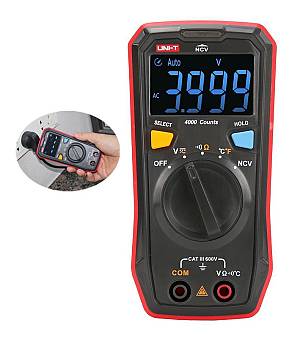 UNI-T ψηφιακό πολύμετρο τσέπης UT123T, NCV, DC/AC UT123T
