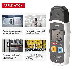 UNI-T ψηφιακό θερμόμετρο UT330T, USB, -30 έως 70 °C UT330T