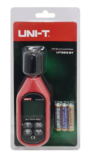UNI-T ψηφιακό ντεσιμπελόμετρο UT353BT, 30-130dB, Bluetooth UT353BT