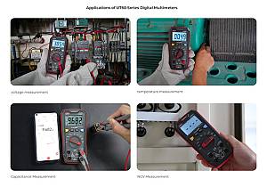 UNI-T ψηφιακό πολύμετρο UT60BT, 1000V AC/DC, NCV, Bluetooth, True RMS UT60BT