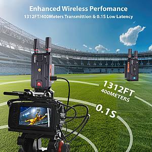 VRRIIS HDMI σύστημα ασύρματης μετάδοσης βίντεο WL097 Pro, 4K, 2.4/5GHz, έως 400m WL097PRO