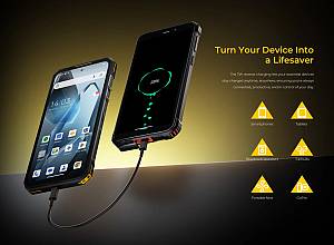 OUKITEL smartphone WP60, 7.2, 8/256GB, 5G, 10000mAh, IP68/IP69K/MIL-STD-810H, κίτρινο WP60-YL
