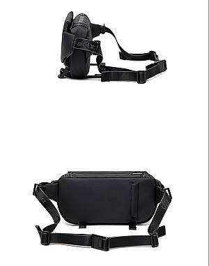 ARCTIC HUNTER τσάντα μέσης YB00047, 2L, μαύρη YB00047-BK