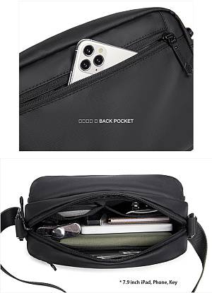 ARCTIC HUNTER τσάντα ώμου YB00518 με θήκη tablet, 3L, γκρι YB00518-GY