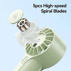 USAMS φορητός ανεμιστήρας ZB288 με 3 ταχύτητες, 1200mAh, μαύρος ZB288FS01