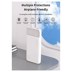 Φορτιστής Ανάγκης Devia EP198 Full Compatible 22.5W 10000mAh με Ψηφιακή Οθόνη Smart Μαύρο